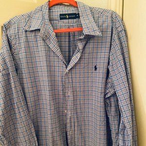 Ralph Lauren Polo Button Up Shirt- XL- Plaid